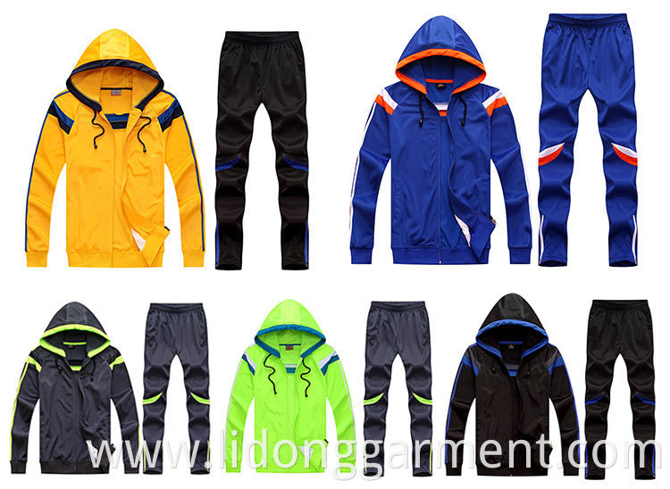 LiDong Wholesale latest new design tracksuit cheap mens sportswear